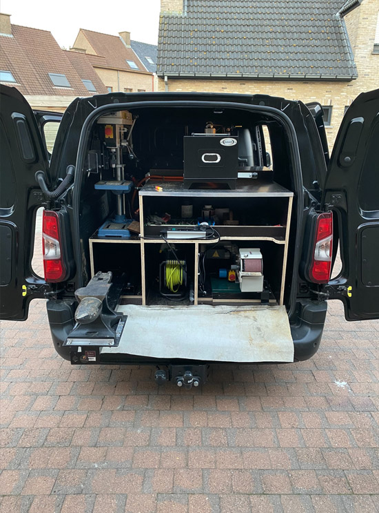 Mobiele hoefsmid